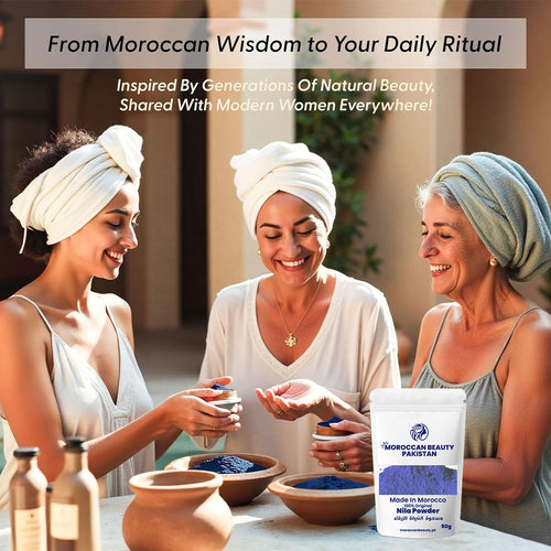 Moroccan Blue Nila Skin Whitening Powder